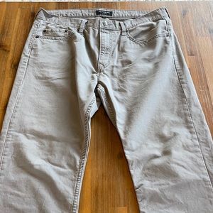 Banana republic slim straight gray jeans 34 x 30